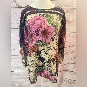 Johnny Was silk blouse